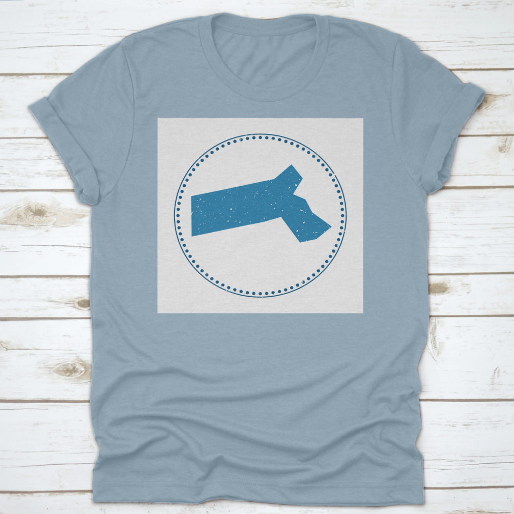 Massachusetts Sticker travel rubber stamp featuring a detailed map of the state, showcasing landmarks and geographical features.