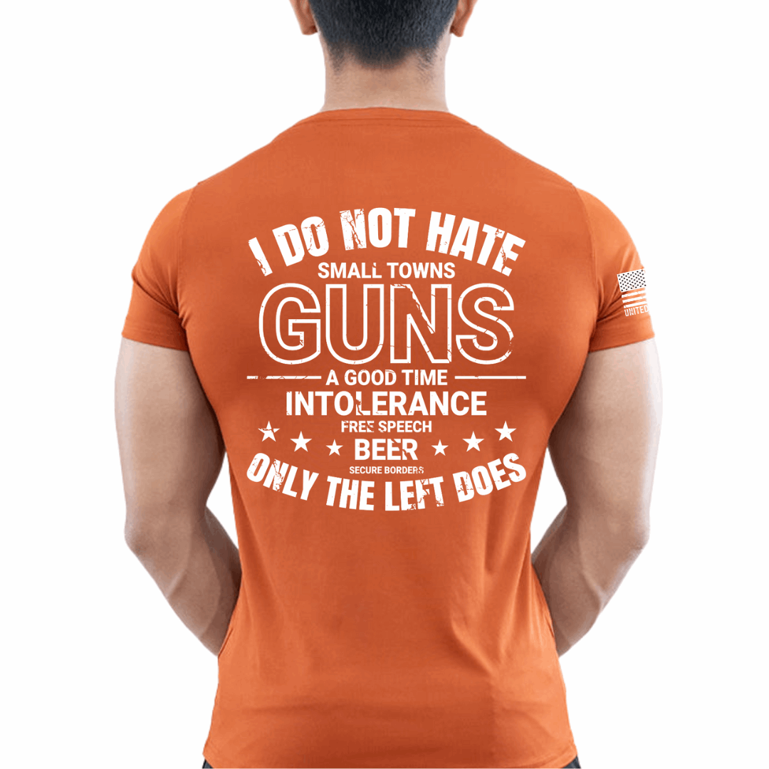 Men's cotton t-shirt featuring a bold statement slogan, showcasing a classic fit and ribbed collar.