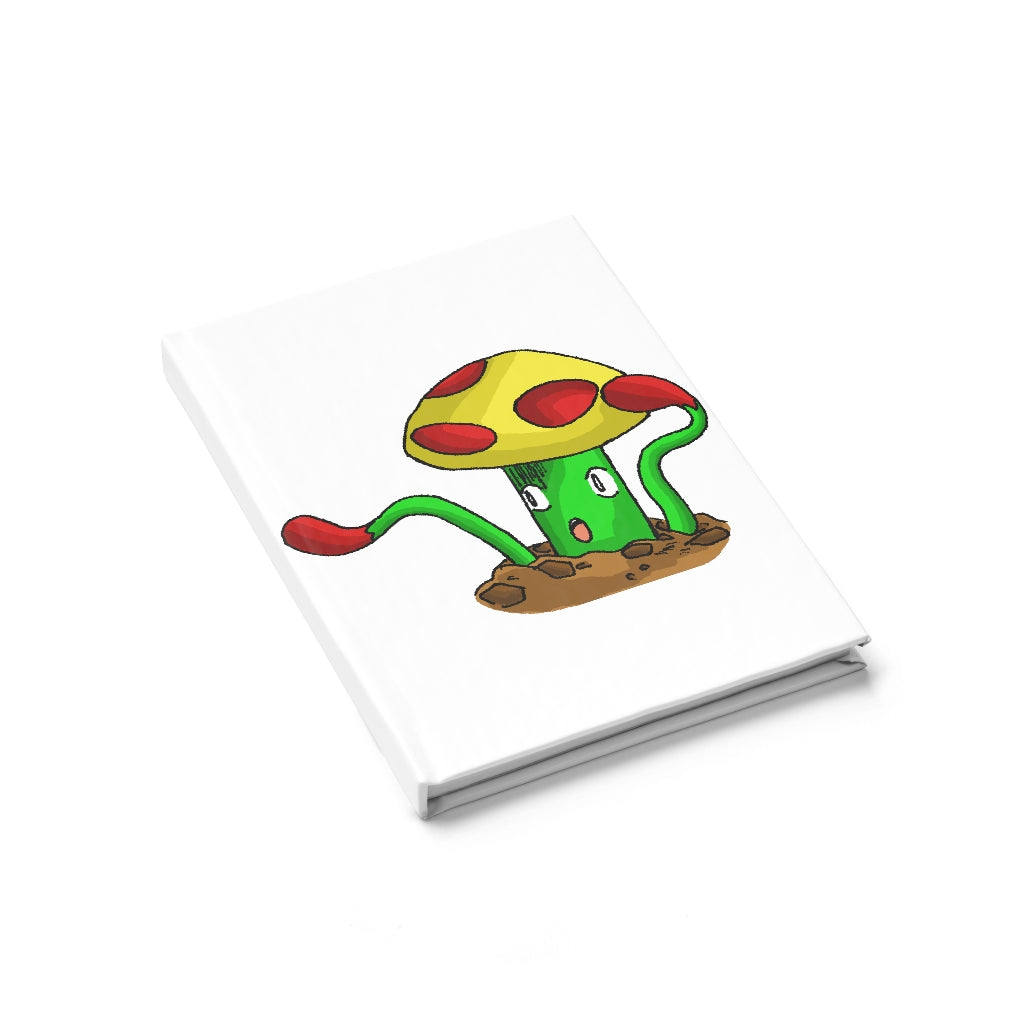 Mepamash Journal - Ruled Line with hardcover, featuring a full wraparound print and 128 ruled pages for organized writing.