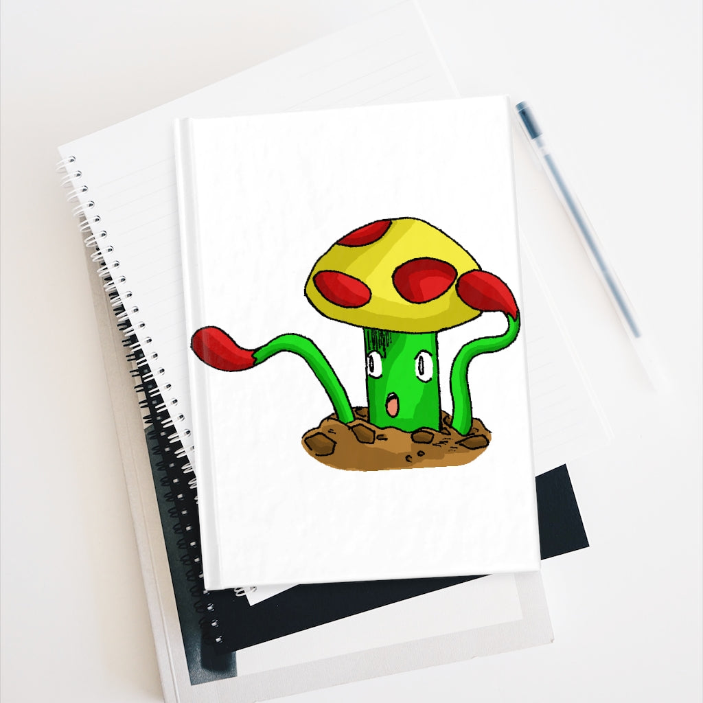 Mepamash Journal - Ruled Line with hardcover, featuring a full wraparound print and 128 ruled pages for organized writing.