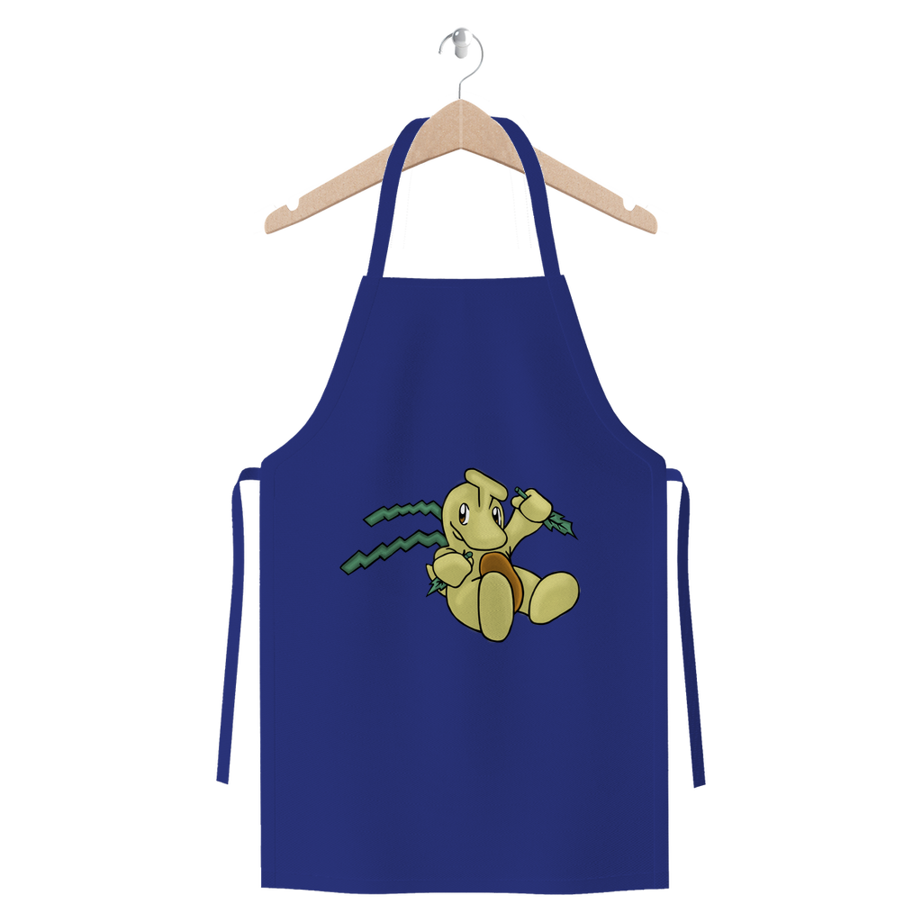 Mercardo Premium Jersey Apron made from heavyweight cotton twill, featuring self-fabric ties and available in various colors.