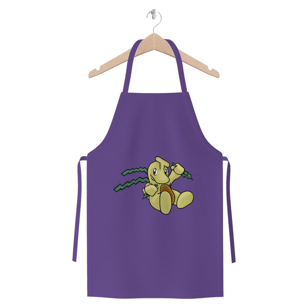 Mercardo Premium Jersey Apron made from heavyweight cotton twill, featuring self-fabric ties and available in various colors.