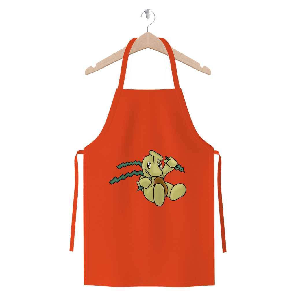 Mercardo Premium Jersey Apron made from heavyweight cotton twill, featuring self-fabric ties and available in various colors.