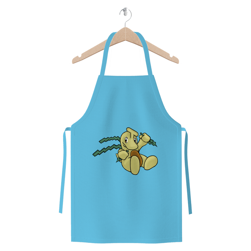 Mercardo Premium Jersey Apron made from heavyweight cotton twill, featuring self-fabric ties and available in various colors.