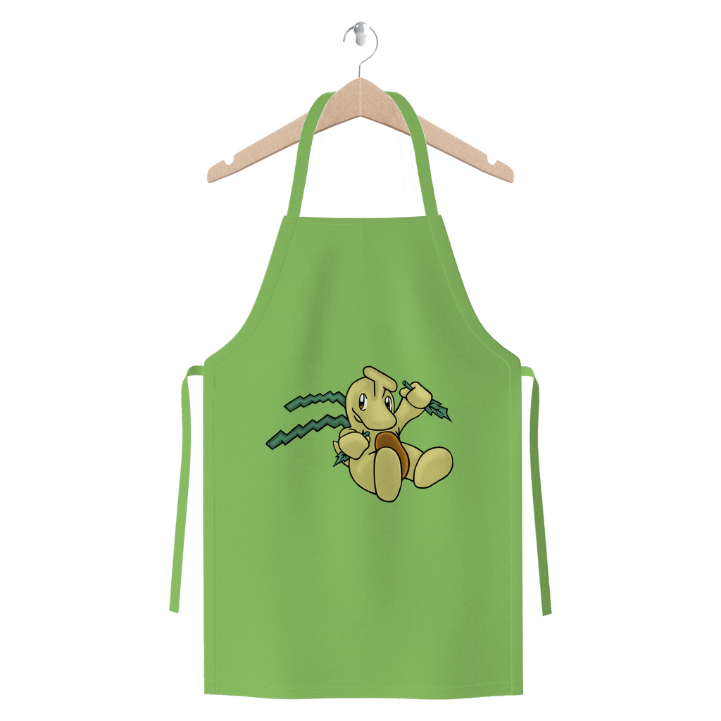 Mercardo Premium Jersey Apron made from heavyweight cotton twill, featuring self-fabric ties and available in various colors.