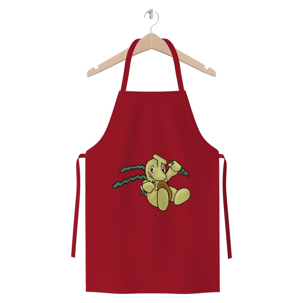 Mercardo Premium Jersey Apron made from heavyweight cotton twill, featuring self-fabric ties and available in various colors.