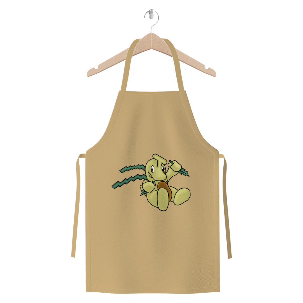 Mercardo Premium Jersey Apron made from heavyweight cotton twill, featuring self-fabric ties and available in various colors.