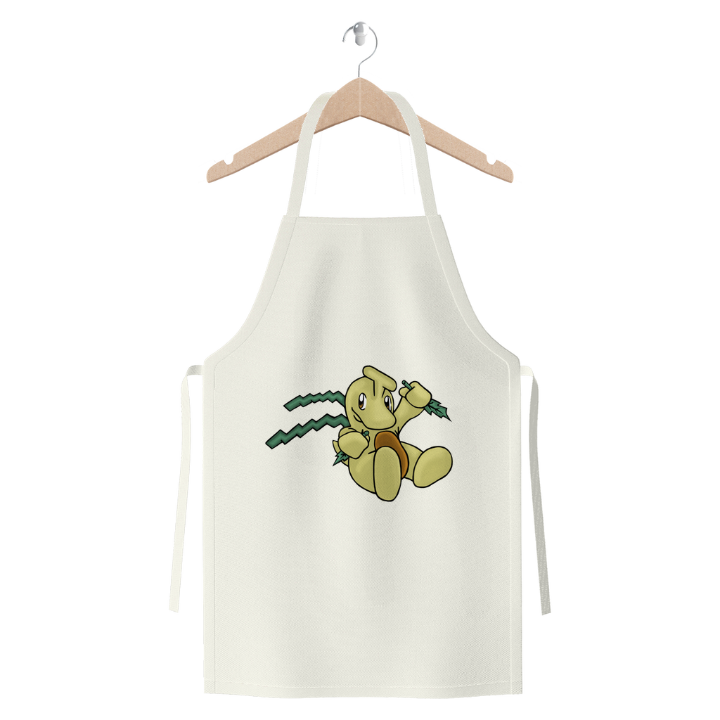 Mercardo Premium Jersey Apron made from heavyweight cotton twill, featuring self-fabric ties and available in various colors.