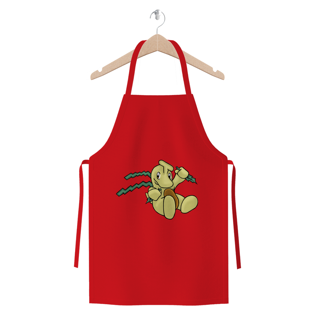 Mercardo Premium Jersey Apron made from heavyweight cotton twill, featuring self-fabric ties and available in various colors.