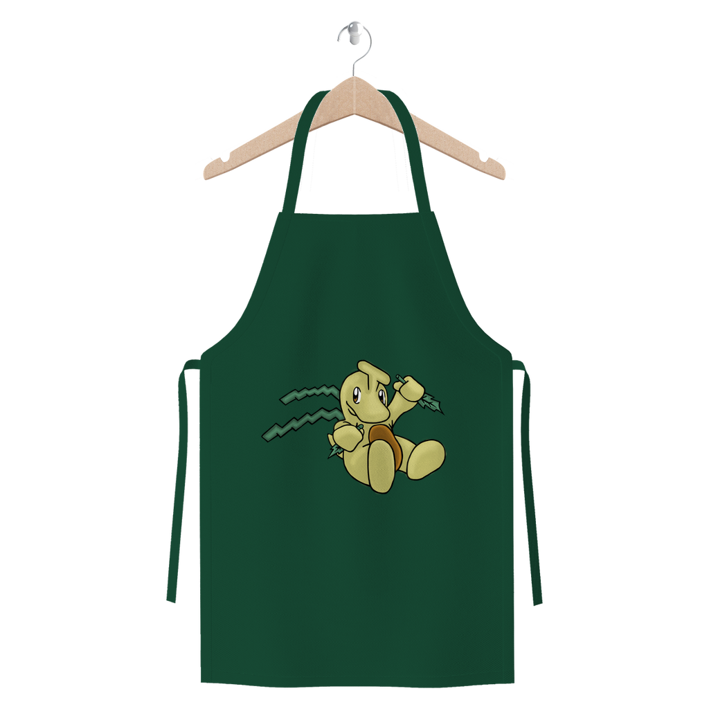 Mercardo Premium Jersey Apron made from heavyweight cotton twill, featuring self-fabric ties and available in various colors.