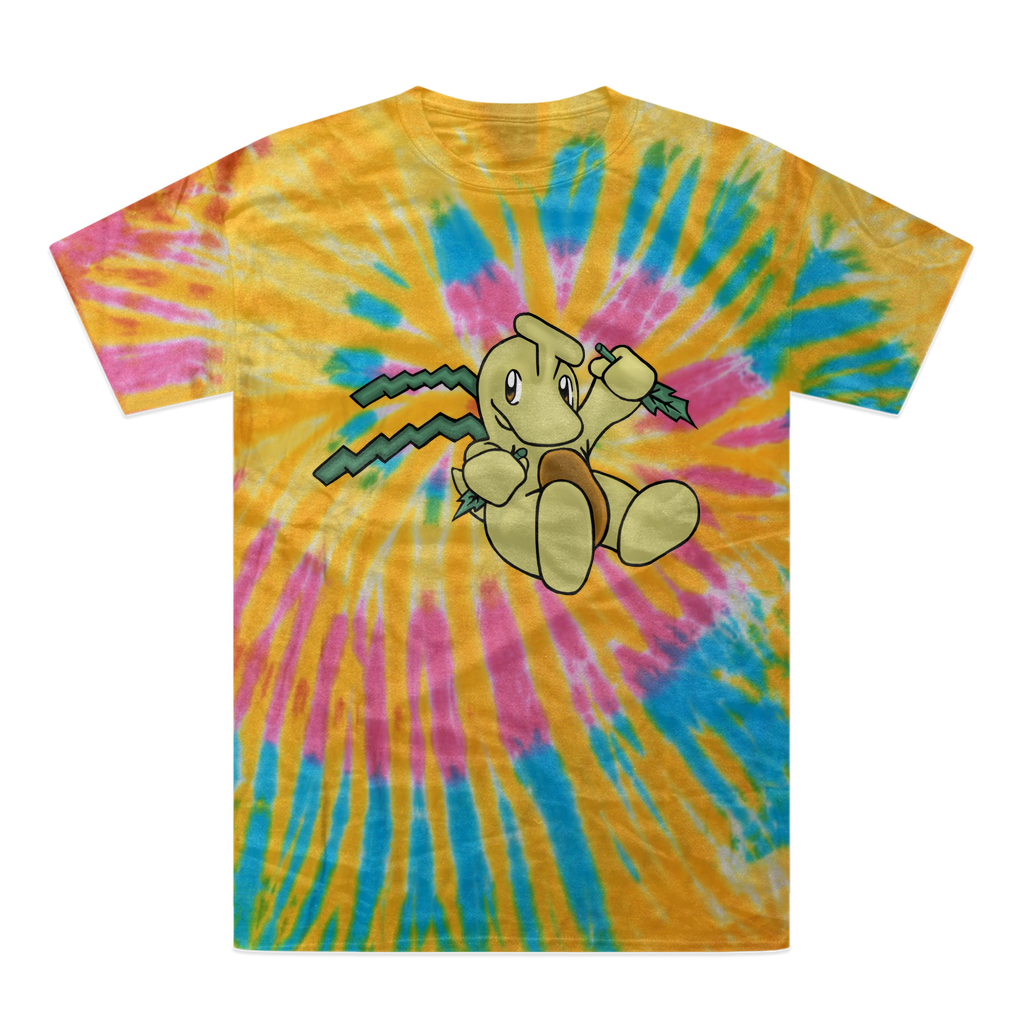 Mercardo Tie-Dye T-Shirt featuring vibrant colors and unique hand-dyed patterns, made from 100% heavyweight cotton.