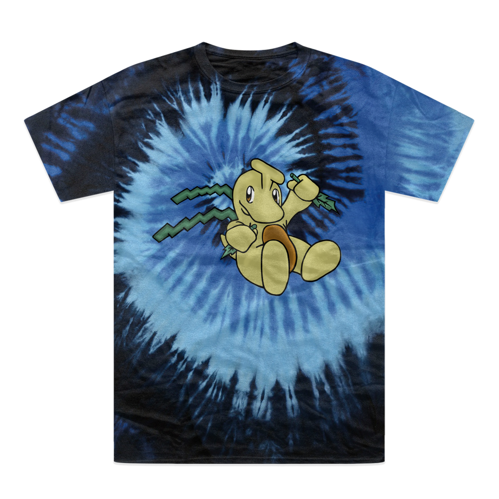 Mercardo Tie-Dye T-Shirt featuring vibrant colors and unique hand-dyed patterns, made from 100% heavyweight cotton.