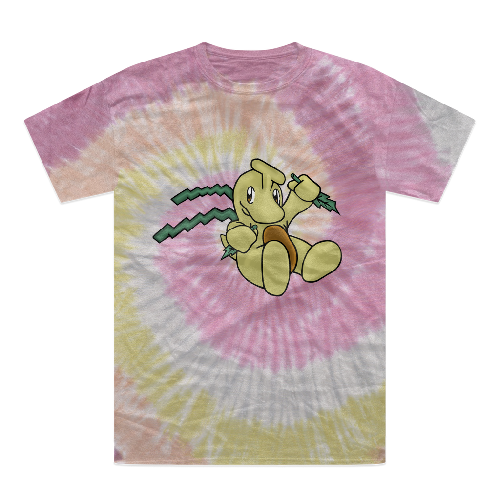 Mercardo Tie-Dye T-Shirt featuring vibrant colors and unique hand-dyed patterns, made from 100% heavyweight cotton.