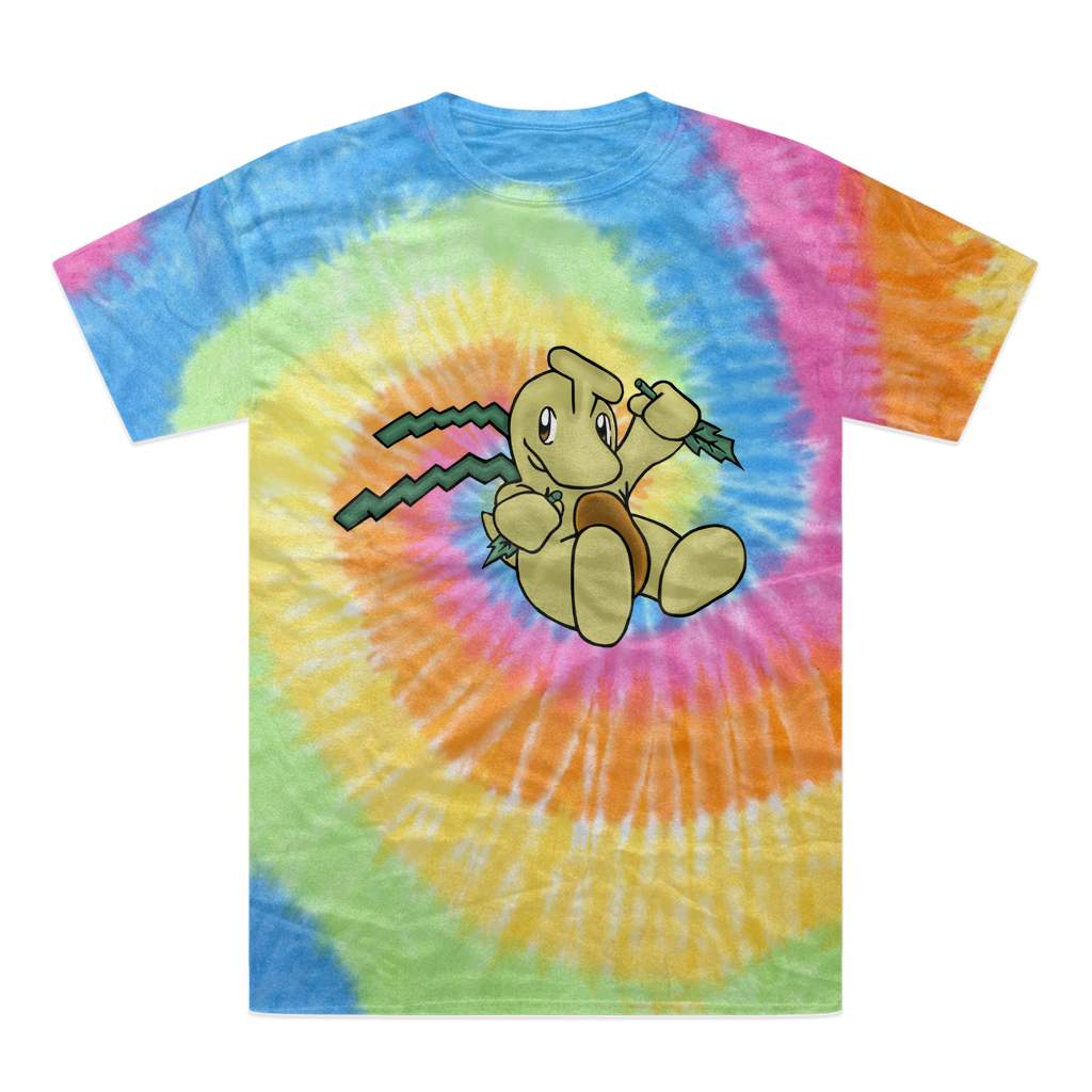 Mercardo Tie-Dye T-Shirt featuring vibrant colors and unique hand-dyed patterns, made from 100% heavyweight cotton.