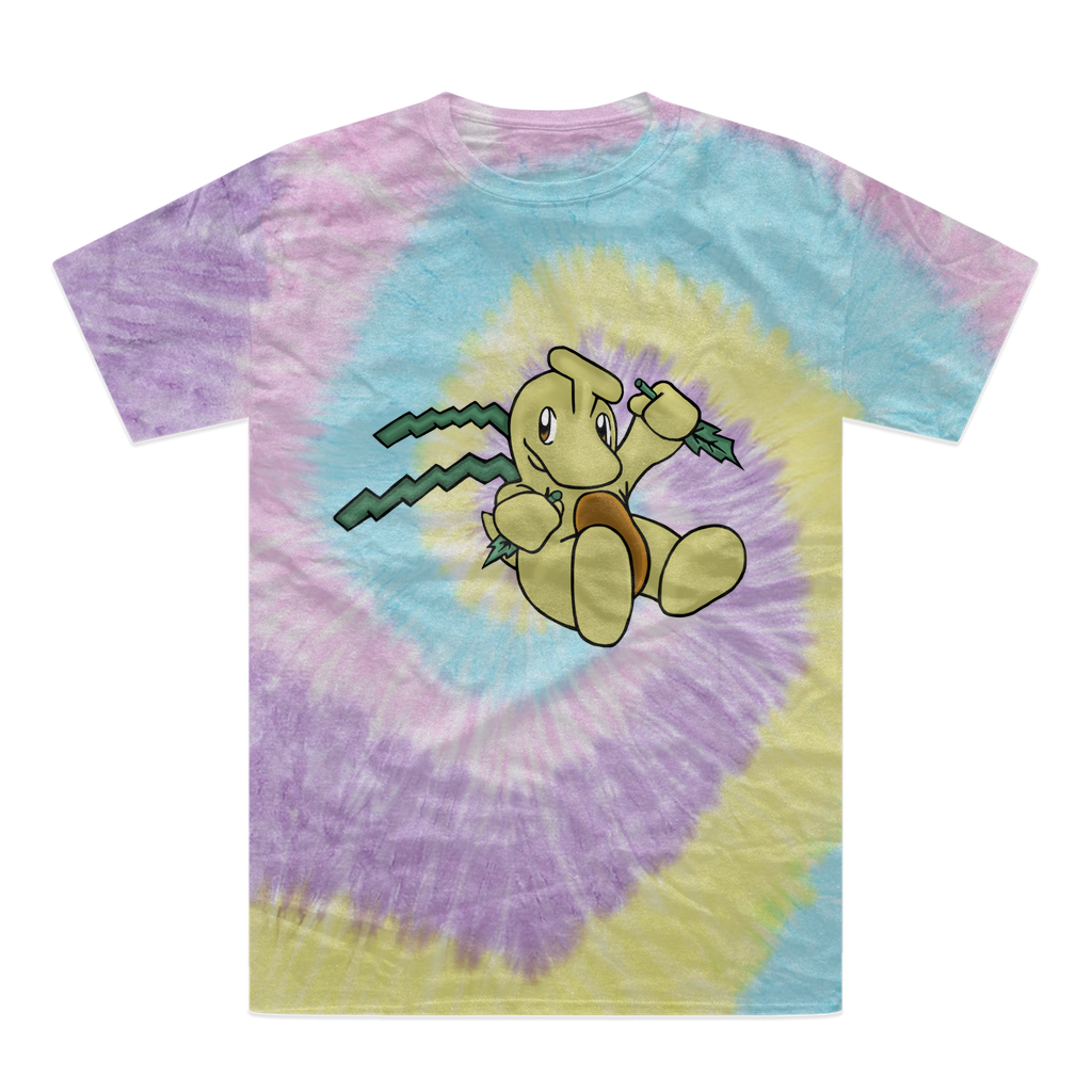 Mercardo Tie-Dye T-Shirt featuring vibrant colors and unique hand-dyed patterns, made from 100% heavyweight cotton.