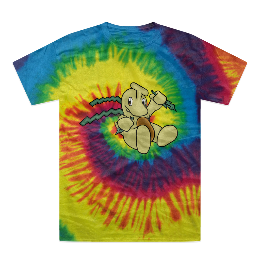 Mercardo Tie-Dye T-Shirt featuring vibrant colors and unique hand-dyed patterns, made from 100% heavyweight cotton.