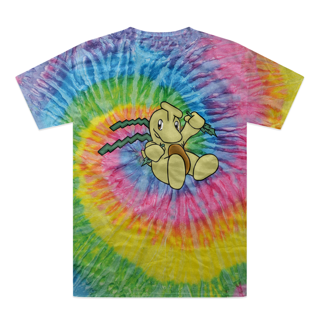 Mercardo Tie-Dye T-Shirt featuring vibrant colors and unique hand-dyed patterns, made from 100% heavyweight cotton.