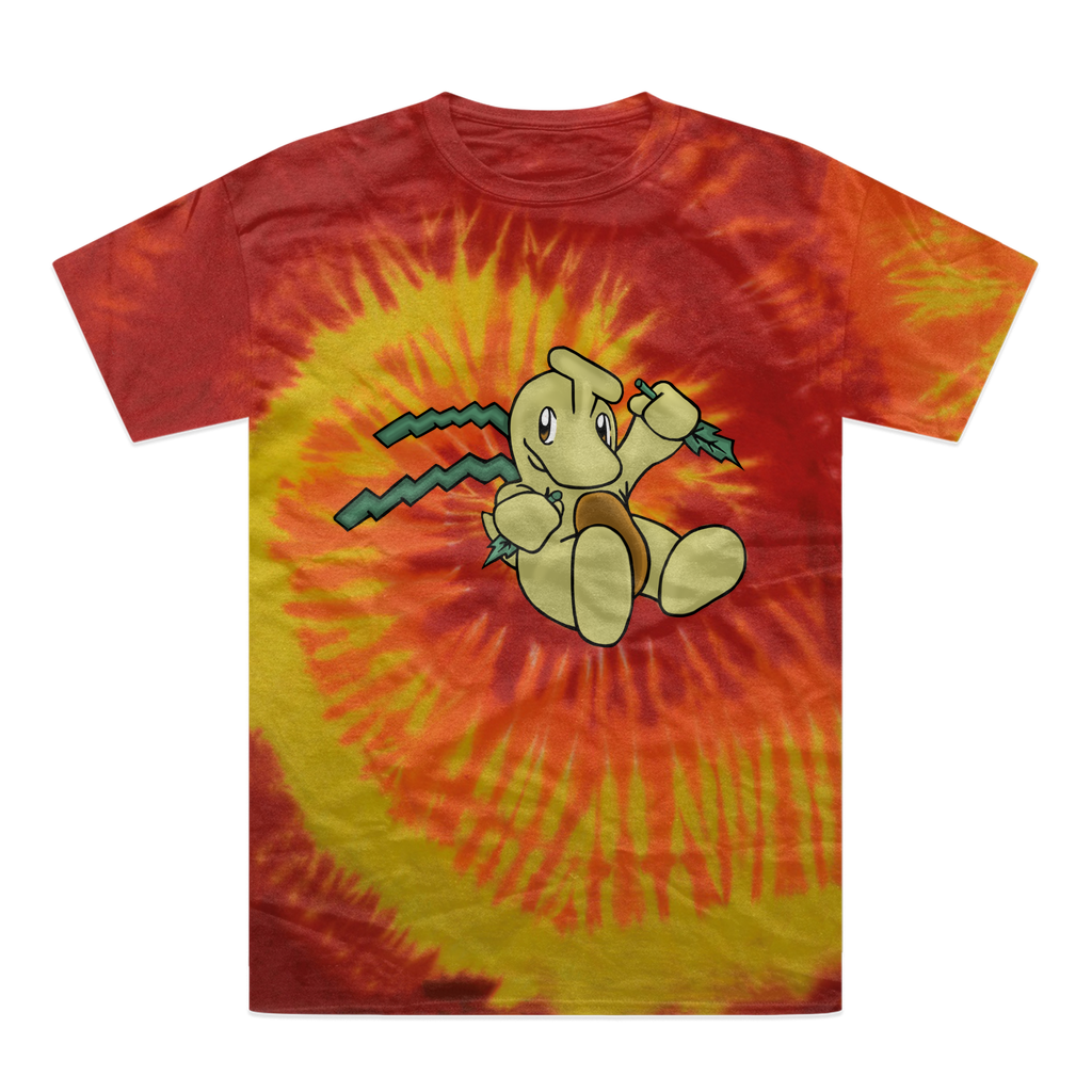 Mercardo Tie-Dye T-Shirt featuring vibrant colors and unique hand-dyed patterns, made from 100% heavyweight cotton.