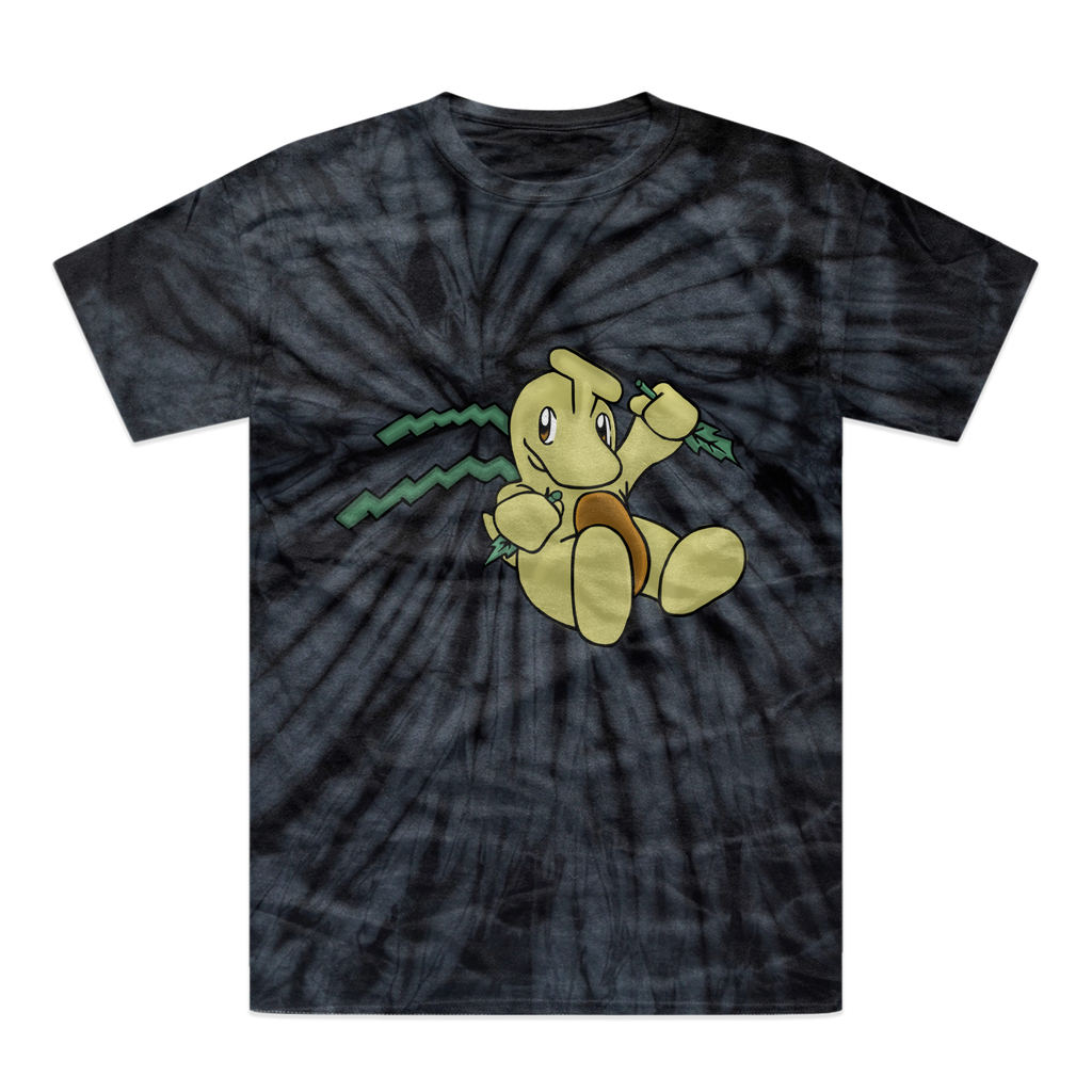 Mercardo Tonal Spider Tie-Dye T-Shirt featuring vibrant colors and a unique hand-dyed pattern, made from 100% heavyweight cotton.