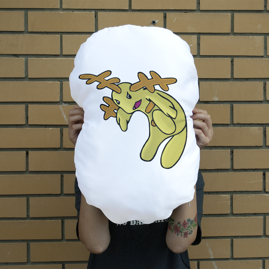 A giant personalized face cushion featuring a smiling face, showcasing its vibrant colors and soft fabric, perfect for home decor.