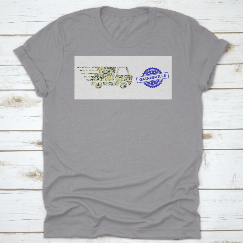 Military Camouflage Collage featuring a blend of colors and patterns, showcasing a stylish and comfortable design.