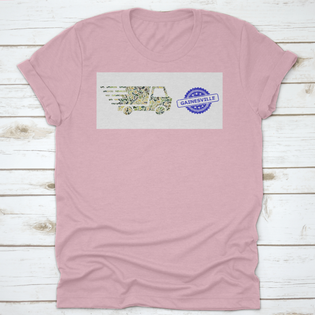 Military Camouflage Collage featuring a blend of colors and patterns, showcasing a stylish and comfortable design.