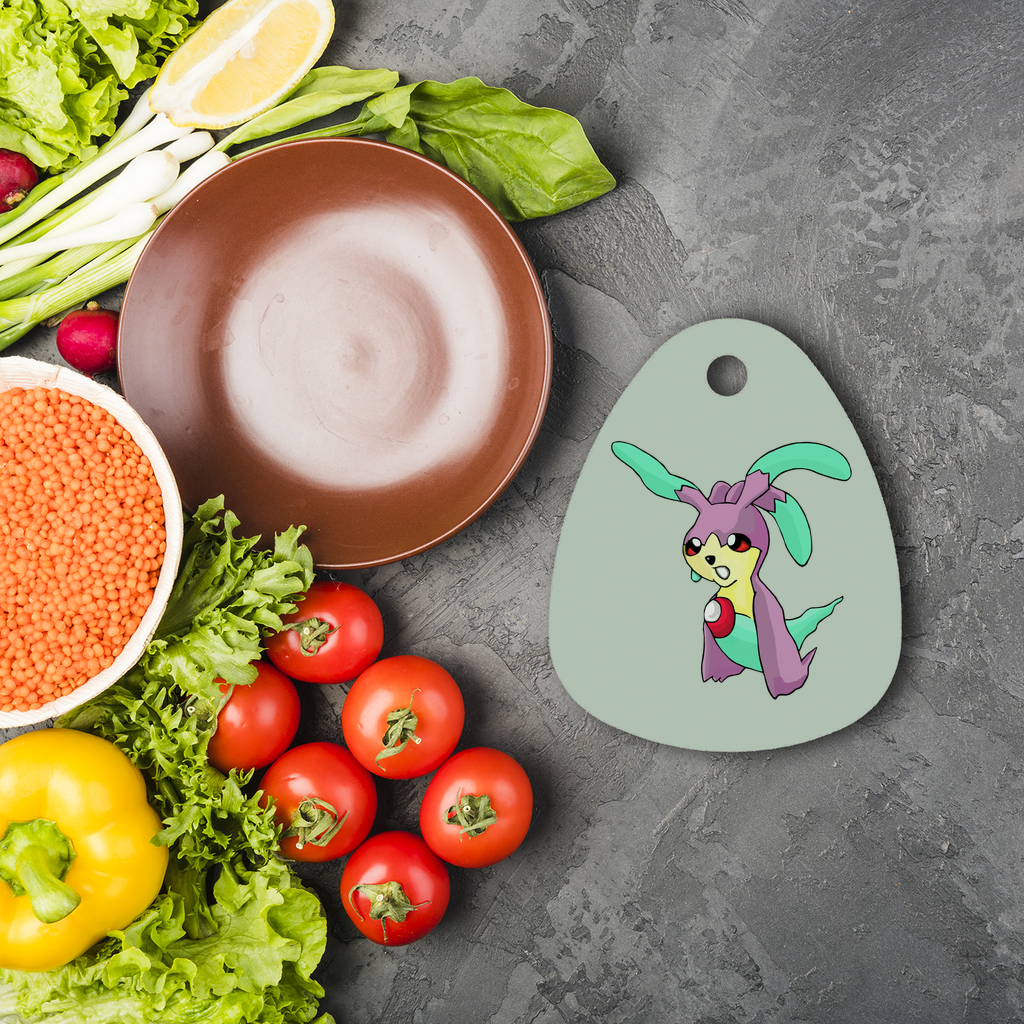 Molepha Sublimation Glass Cutting Board featuring a round design made of toughened chinchilla glass, ideal for custom artwork and logos.