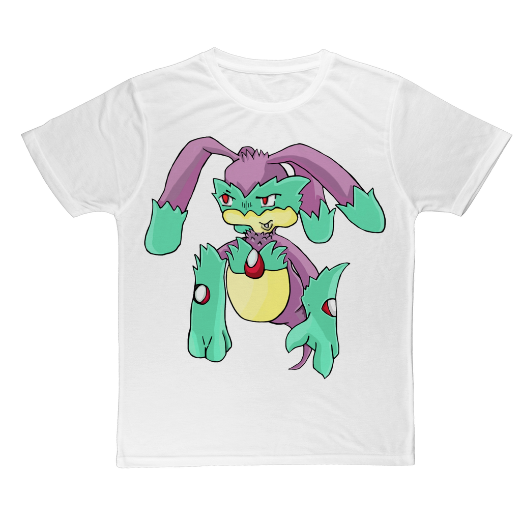 Morphesis Classic Sublimation Adult T-Shirt in various colors, showcasing its soft polyester fabric and sublimation printing capabilities.