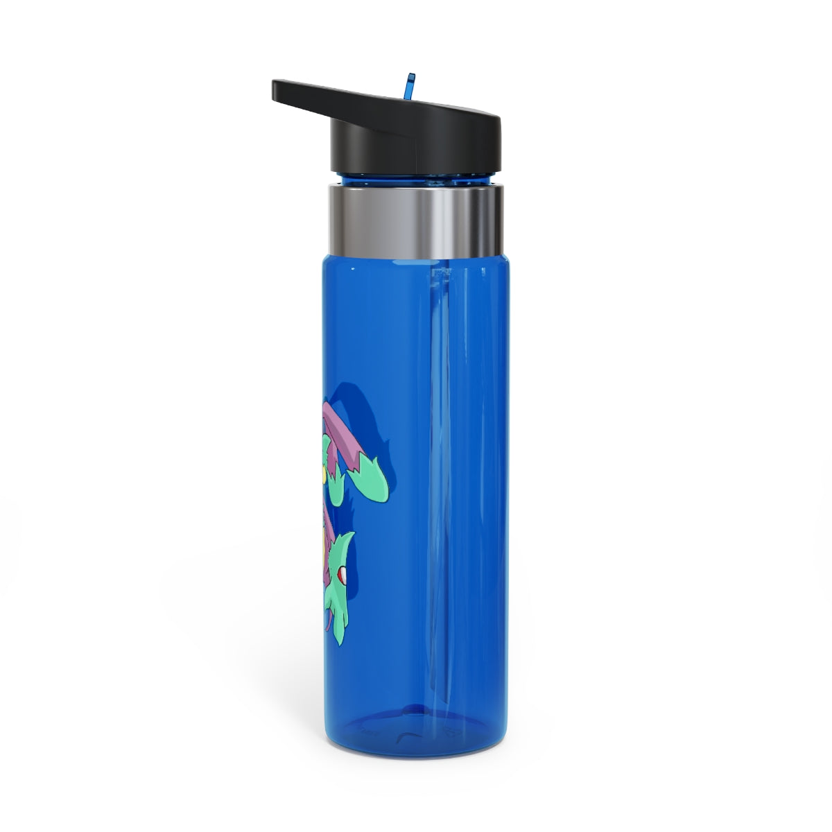 Morphesis Kensington Tritan™ Sport Bottle in vibrant colors with a carabiner hook, showcasing its sleek design and spill-resistant lid.