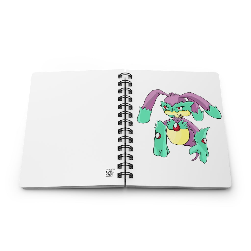 Morphesis Spiral Bound Journal with glossy laminated cover and lined pages, perfect for writing dreams and ideas.