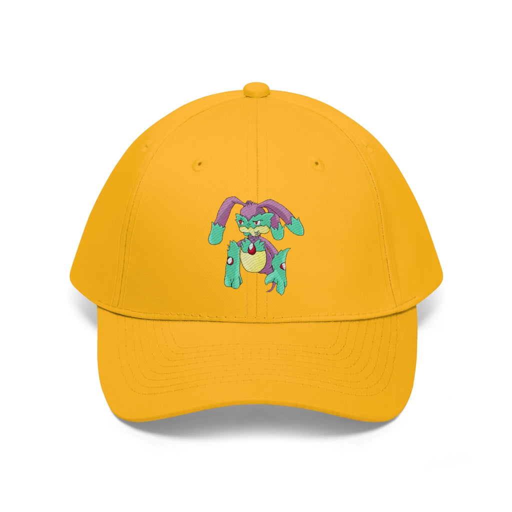 Morphesis Unisex Twill Hat in a classic 6-panel design, made from 100% cotton twill with an adjustable Velcro closure.