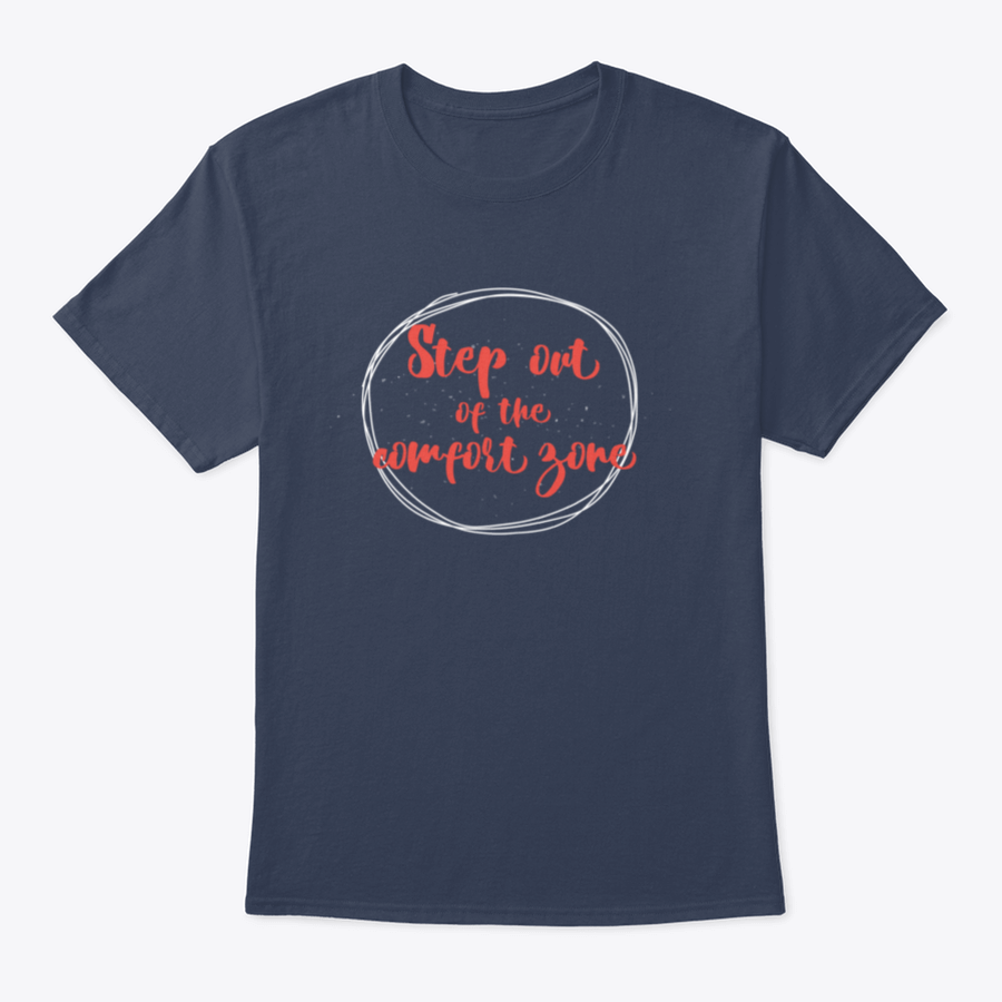 A stylish Motivational and Inspirational Quote apparel made from 100% cotton, showcasing its classic fit and midweight fabric.