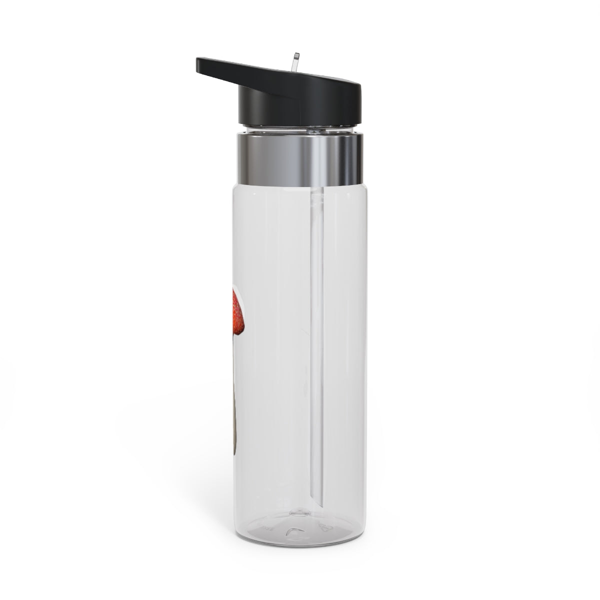 Mushroom Kensington Tritan™ Sport Bottle in a stylish design, featuring a screw-on lid, straw, and carabiner hook for easy attachment.