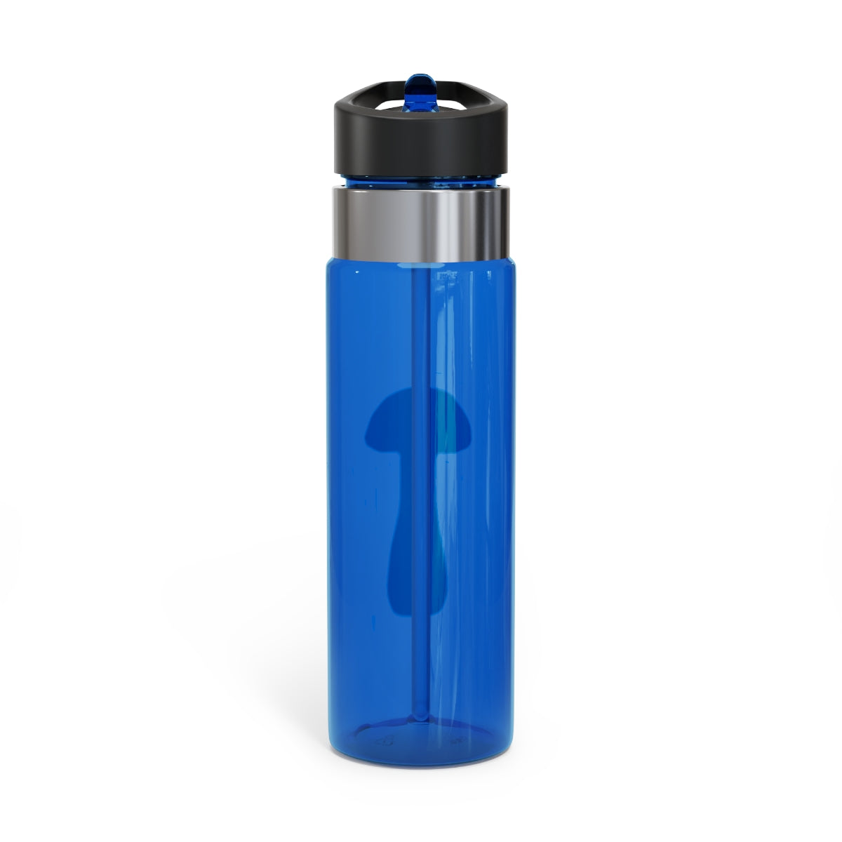 Mushroom Kensington Tritan™ Sport Bottle in a stylish design, featuring a screw-on lid, straw, and carabiner hook for easy attachment.