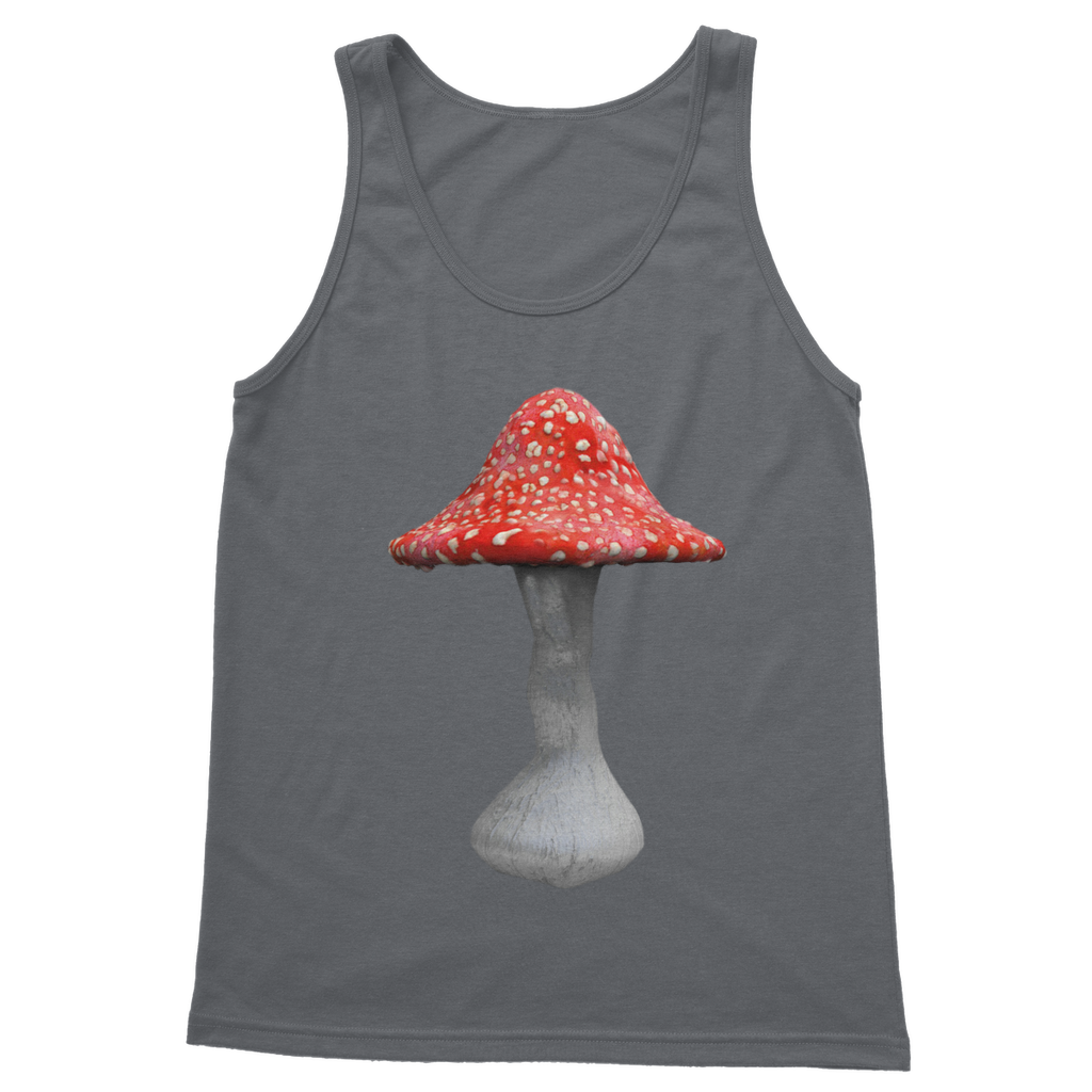 Mushroom2 Classic Adult Vest Top in various colors, showcasing its unisex design and high-quality fabric.