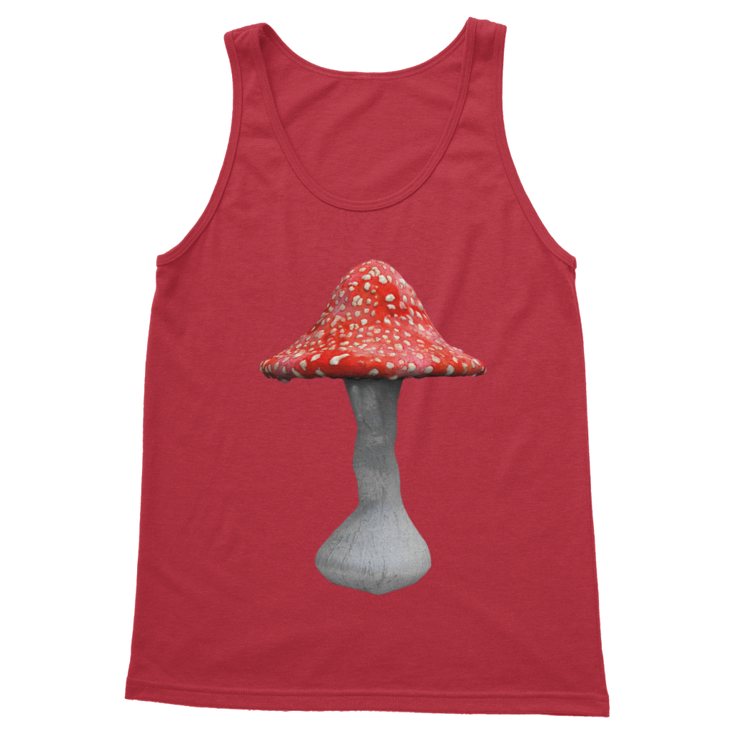 Mushroom2 Classic Adult Vest Top in various colors, showcasing its unisex design and high-quality fabric.