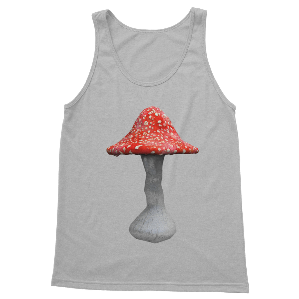 Mushroom2 Classic Adult Vest Top in various colors, showcasing its unisex design and high-quality fabric.