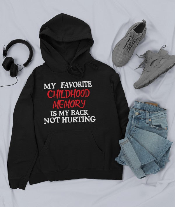 My Childhood Memory Hoodie featuring unique designs by top artists, made from cozy cotton/poly fleece blend.
