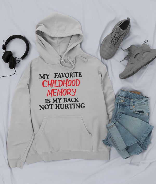 My Childhood Memory Hoodie featuring unique designs by top artists, made from cozy cotton/poly fleece blend.