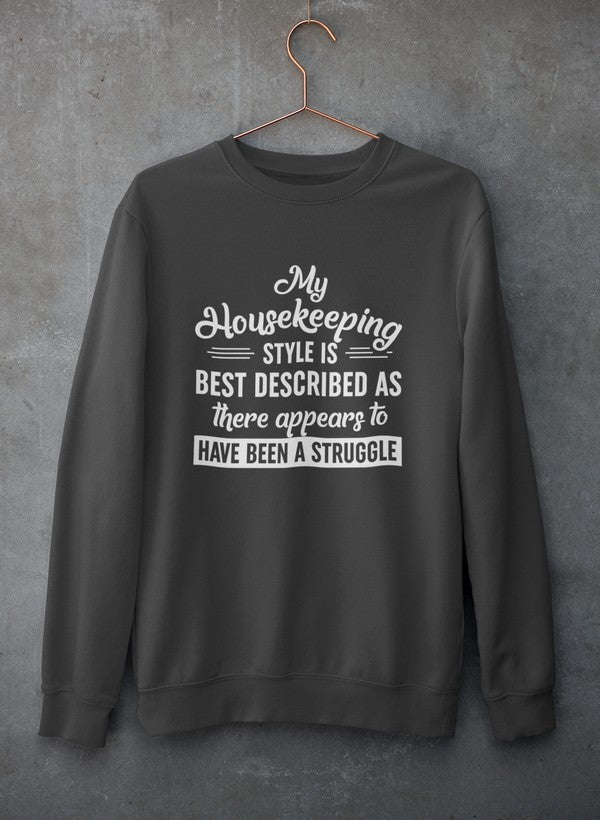 Cozy sweats designed by top artists, featuring a cotton/poly fleece blend and adjustable banded cuffs for warmth.