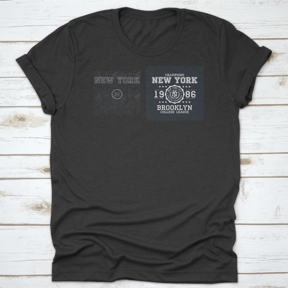 Stylish clothing featuring New York, Brooklyn typography design, showcasing vibrant colors and quality fabric.