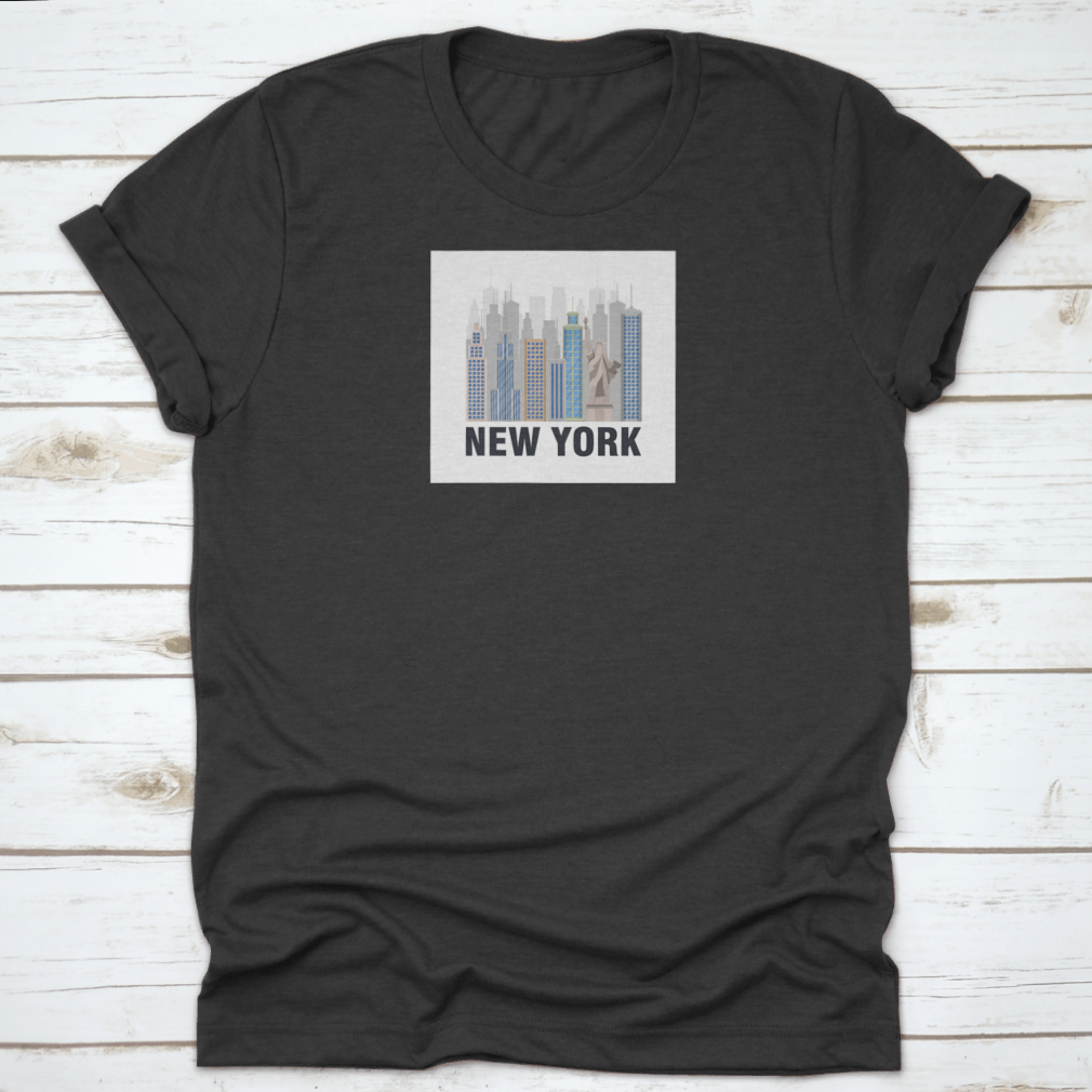 A stylish shirt featuring the Statue of Liberty design, showcasing New York City pride.