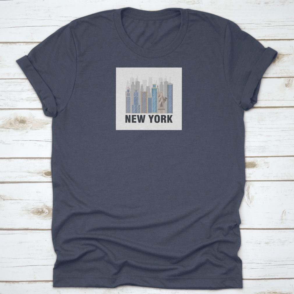 A stylish shirt featuring the Statue of Liberty design, showcasing New York City pride.