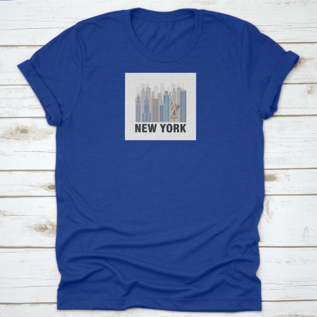 A stylish shirt featuring the Statue of Liberty design, showcasing New York City pride.