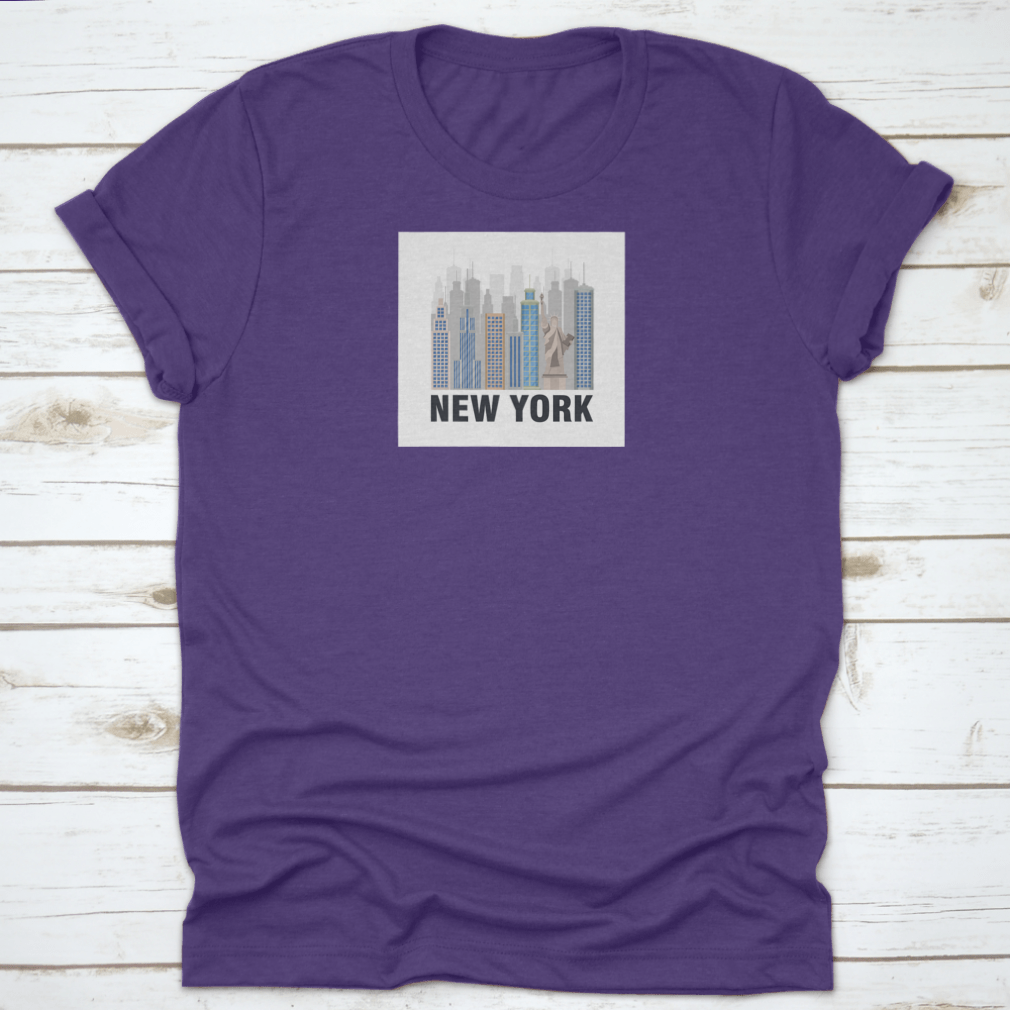 A stylish shirt featuring the Statue of Liberty design, showcasing New York City pride.