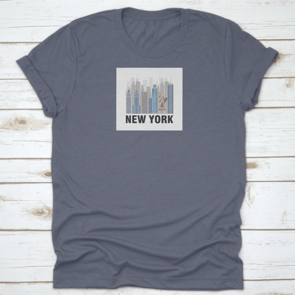 A stylish shirt featuring the Statue of Liberty design, showcasing New York City pride.