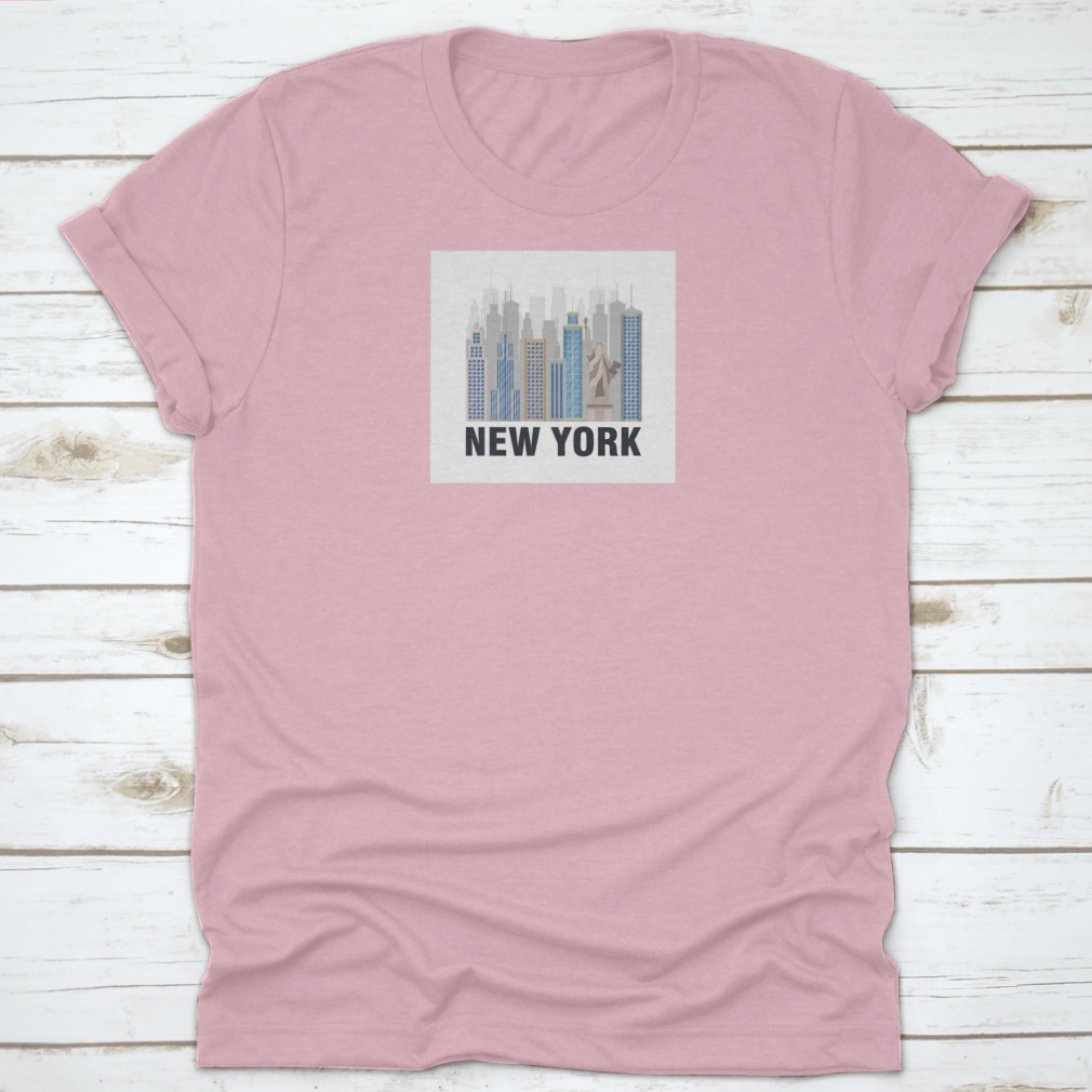 A stylish shirt featuring the Statue of Liberty design, showcasing New York City pride.