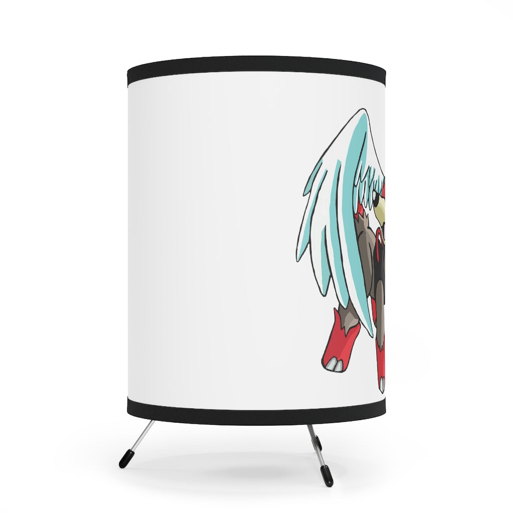 Nomais Tripod Lamp featuring a galvanized steel base and a custom high-resolution printed shade, ideal for home decor.