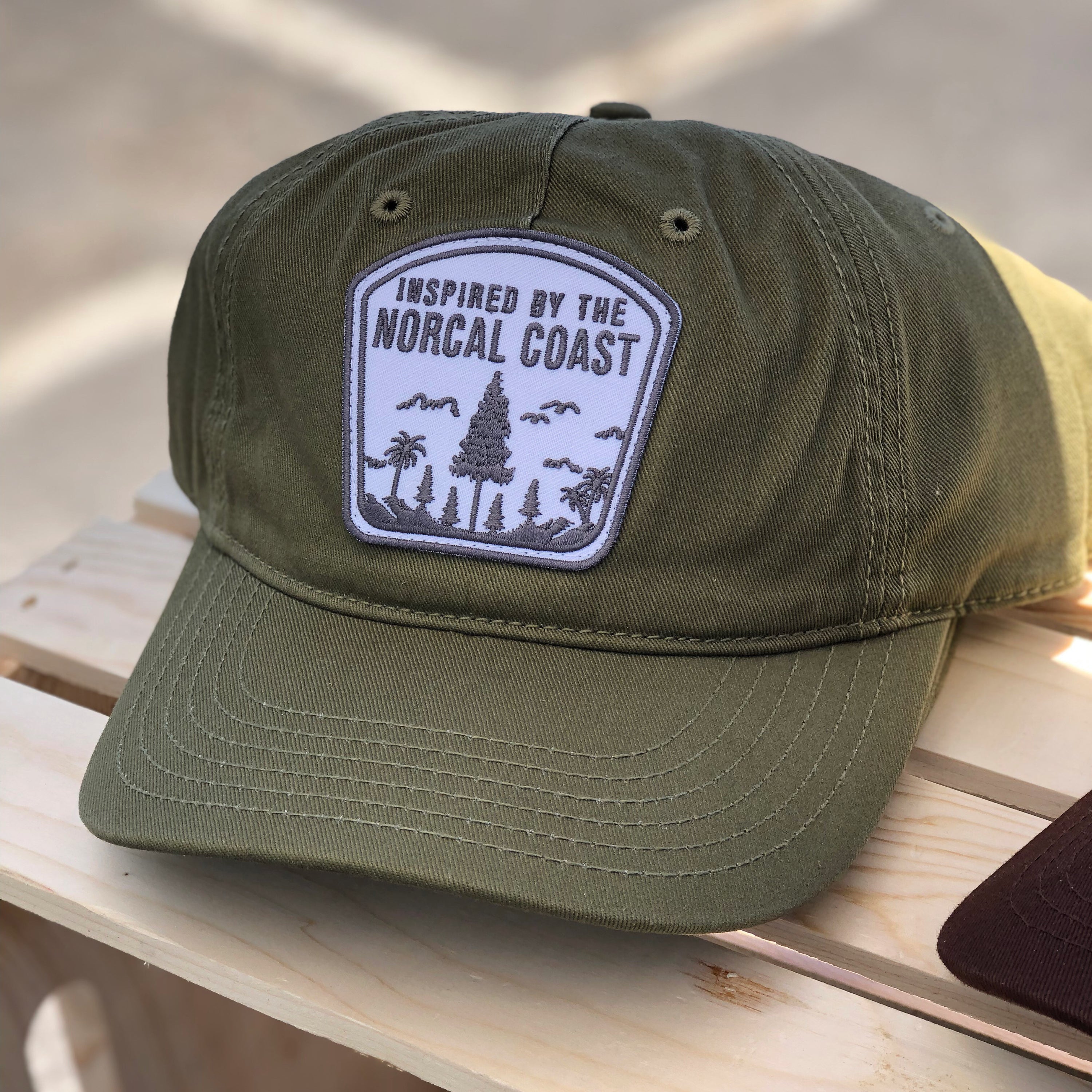 NorCal Surf Cap made of lightweight quick-dry nylon, featuring a mid-profile design and adjustable snapback for a comfortable fit.