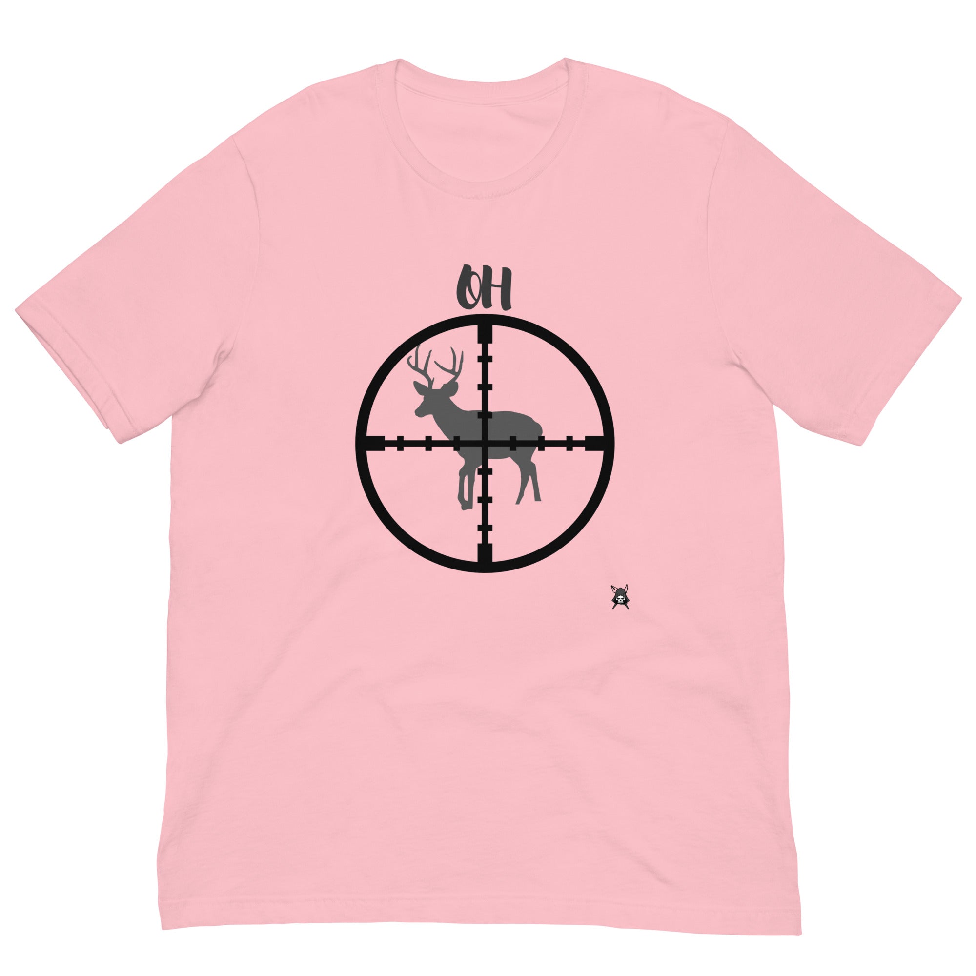 A soft and lightweight OH Deer T-Shirt featuring a unique design by grimmart2021, made from 100% combed and ring-spun cotton.